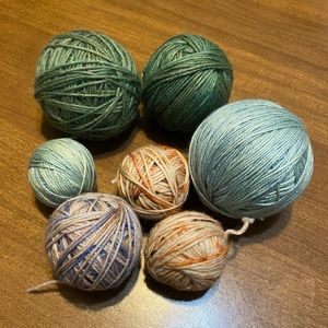 yarn destash and scraps merino